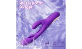 Rabbit Tapping Vibrator Dildo G Spot Vibrator with 7 Flapping Modes Sex Toys