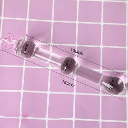 High-grade Crystal Glass Dildo Penis Glass Beads Anal Plug Butt Plug Sex Toys For Man Woman Couples Vaginal And Anal Stimulation (Color: 2)